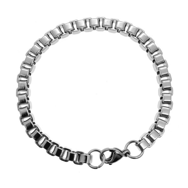 Férfi karkötő retro modell acélból