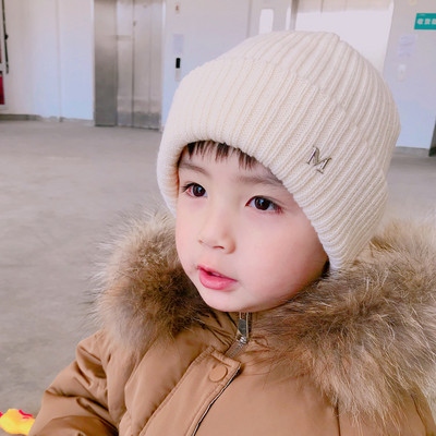 Gyermek téli sapka mintával