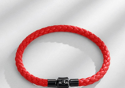 Vīriešu pīta rokassprādze divās krāsās