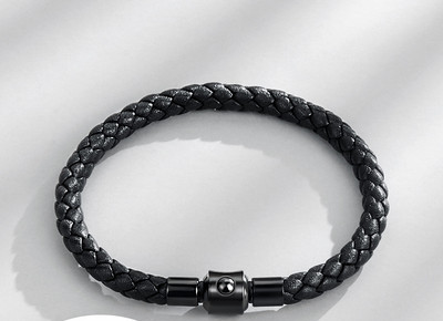 Vīriešu pīta rokassprādze divās krāsās