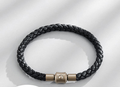 Vīriešu pīta rokassprādze divās krāsās