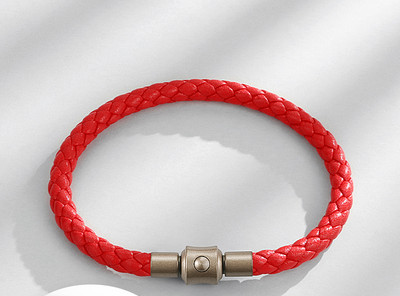 Vīriešu pīta rokassprādze divās krāsās