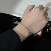 Ikdienas vīriešu tērauda rokassprādze