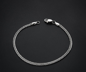 Ikdienas vīriešu tērauda rokassprādze