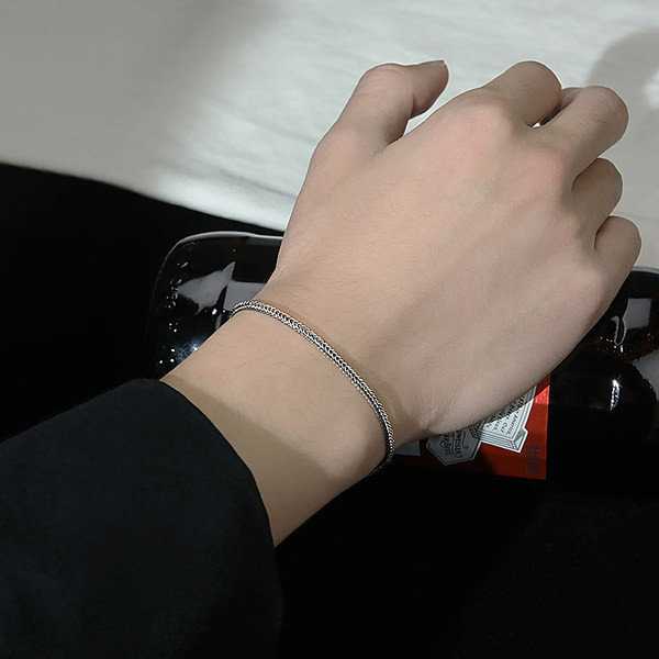 Ikdienas vīriešu tērauda rokassprādze