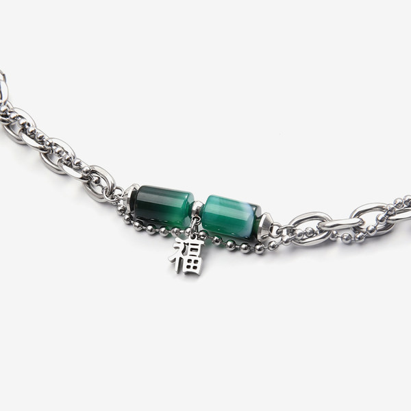 Vīriešu rokassprādze no titāna tērauda ikdienas modeļa