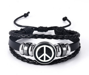 Vīriešu rokassprādzes ar ziedu motīviem