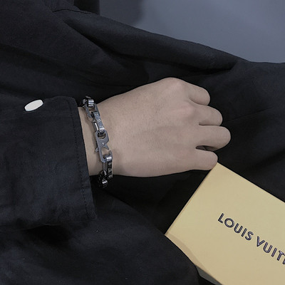 Louis Vuitton Monogram Chain Bracelet (M64224, M64223)