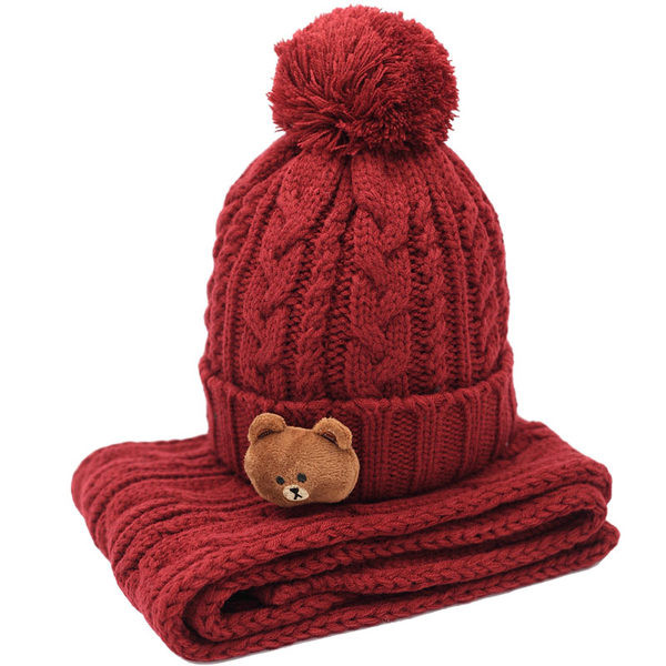 Gyermek téli sapka 3D elemmel