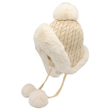 Παιδικό χειμωνιάτικο καπέλο για κορίτσια με ζεστή φόδρα