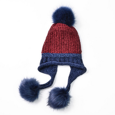 Új modell téli sapka lányoknak meleg béléssel