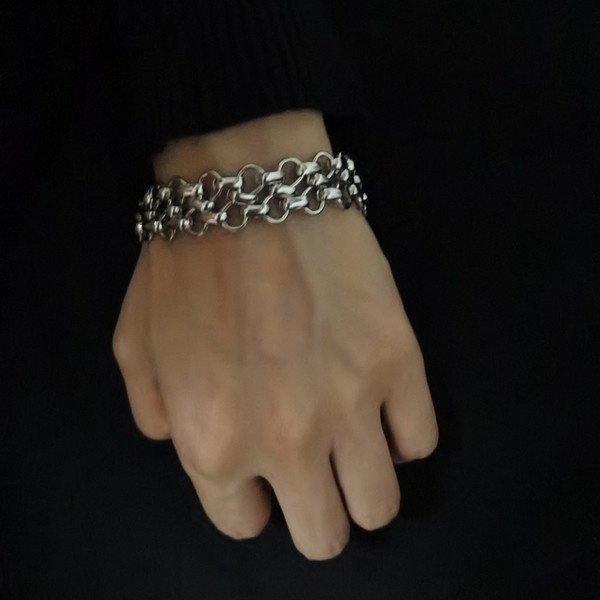 Νέο μοντέλο ανδρικό βραχιόλι από ατσάλι από τιτάνιο