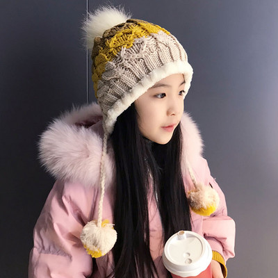 Rudens-ziemas cepure ar oderi ikdienas modelis