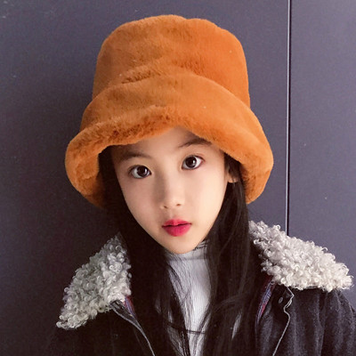 Pufīga bērnu makšķercepure meitenēm