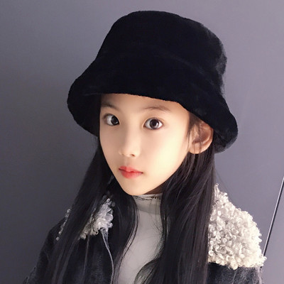 Pufīga bērnu makšķercepure meitenēm