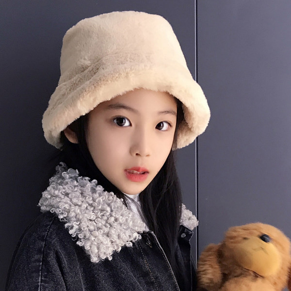 Pufīga bērnu makšķercepure meitenēm