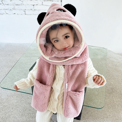 Χειμερινό παιδικό καπέλο με τρισδιάστατο στοιχείο