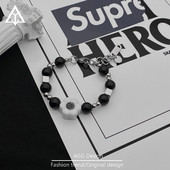 Ikdienas vīriešu regulējama akmens rokassprādze