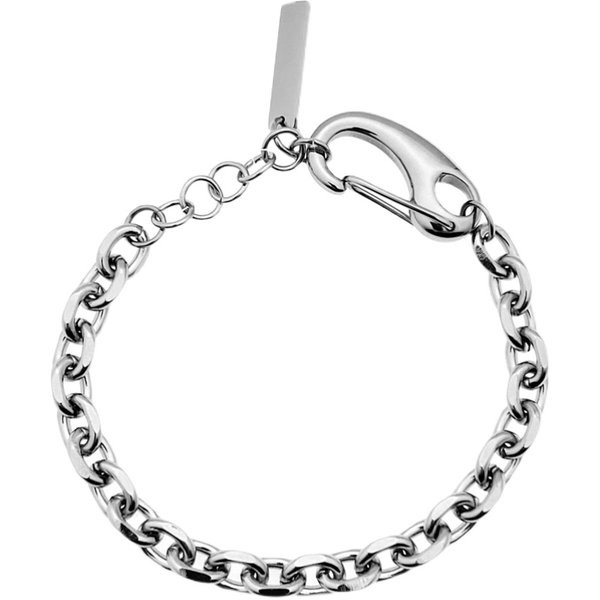 Férfi karkötő - fém medállal