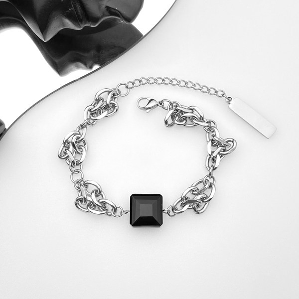 Νέο μοντέλο ανδρικό ρυθμιζόμενο βραχιόλι από πέτρα