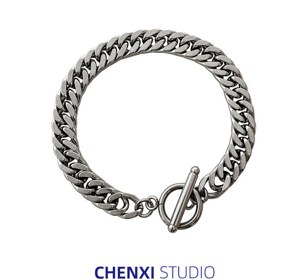 Ανδρικό βραχιόλι - με μεταλλικό στοιχείο