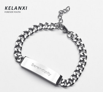 Muška podesiva narukvica u srebrnoj boji - više modela