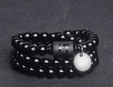 Ανδρικό casual βραχιόλι με χάντρες και ζώδια