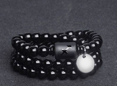 Ανδρικό casual βραχιόλι με χάντρες και ζώδια