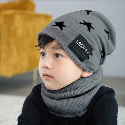 Alkalmi gyerek sapka és sál nyomtatással