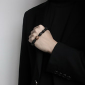 Retro modell férfi karkötő gyöngyökkel