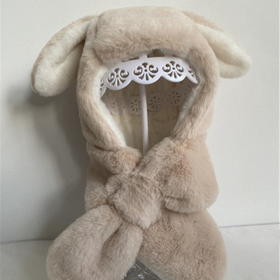 Gyermek téli sapka sállal