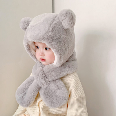 Ziemas cepure-šalle zēniem un meitenēm