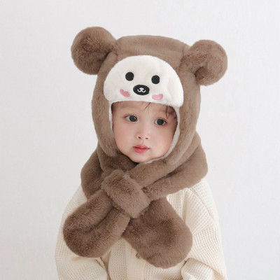 Ziemas cepure-šalle zēniem un meitenēm