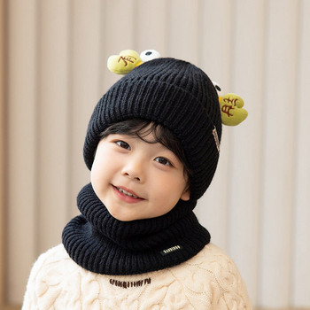 Σετ χειμωνιάτικο παιδικό κασκόλ και καπέλο για κορίτσια