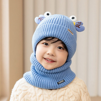 Σετ χειμωνιάτικο παιδικό κασκόλ και καπέλο για κορίτσια