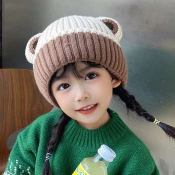 Χειμερινό παιδικό καπέλο με τρισδιάστατο στοιχείο