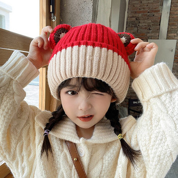 Зимна детска шапка с 3D елемент