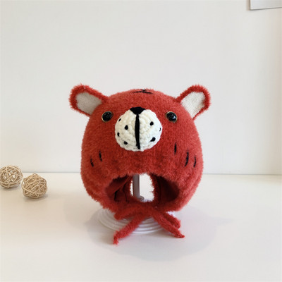 Νέο μοντέλο παιδικό χειμωνιάτικο καπέλο με κορδόνια για αγόρια και κορίτσια