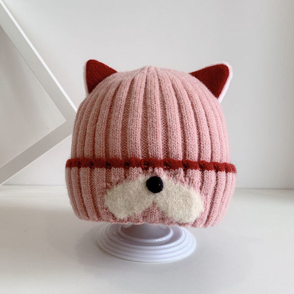 Ziemas bērnu adīta cepure zēniem un meitenēm