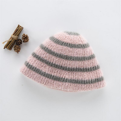 Svītraina bērnu cepure meitenēm un zēniem