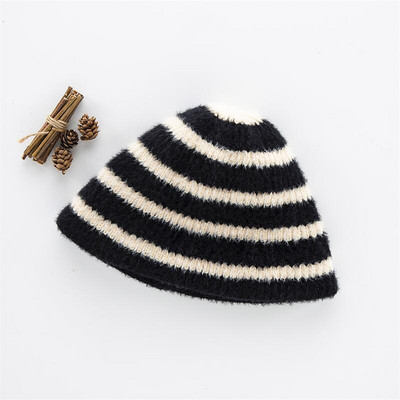 Svītraina bērnu cepure meitenēm un zēniem