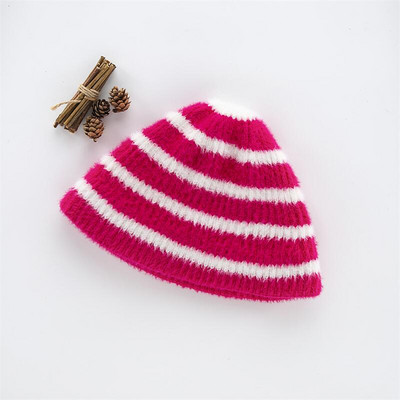 Svītraina bērnu cepure meitenēm un zēniem