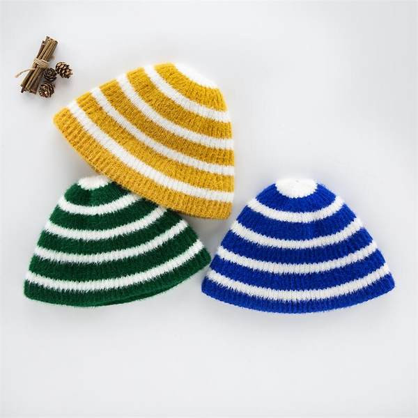 Svītraina bērnu cepure meitenēm un zēniem