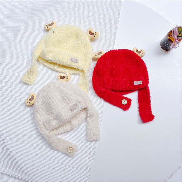 Bērnu plīša cepure ar 3D elementu