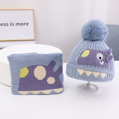 Παιδικό casual καπέλο με χνούδι