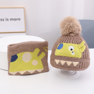 Παιδικό casual καπέλο με χνούδι