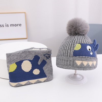 Παιδικό casual καπέλο με χνούδι