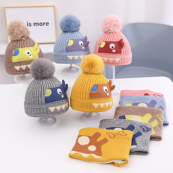 Παιδικό casual καπέλο με χνούδι