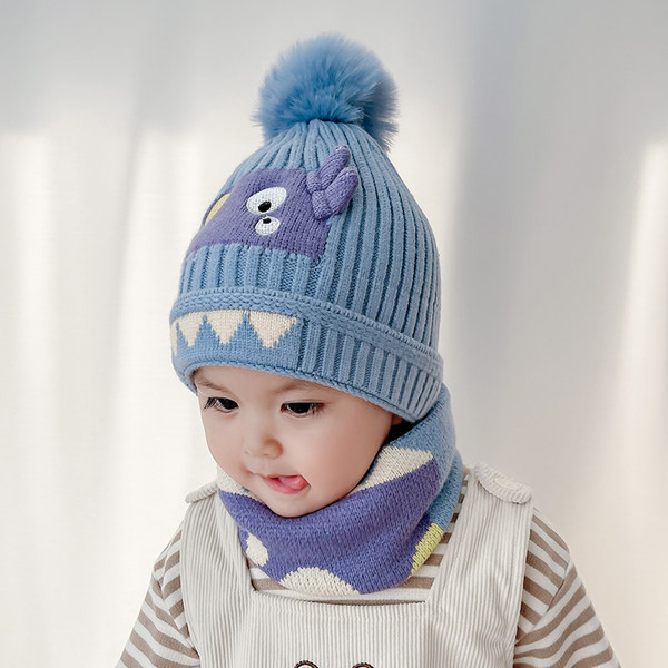 Παιδικό casual καπέλο με χνούδι