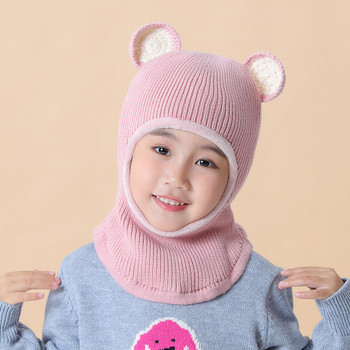 Нов модел зимна плетена шапка за момчета и момичета 
